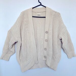 babaa cotton cardigan cream